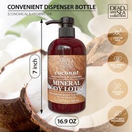 Dead Sea Collection Coconut Lotion 16.9fl.oz/500ml. bottle + pump