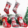 Acina 5 Pcs Christmas Stockings, 18.9" Swedish Santa Gnome Stockings