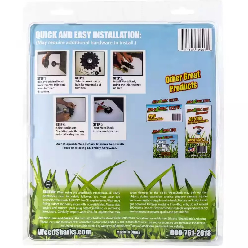 Universal Pro 16 In. Hybrid Brush and Grass Trimmer For
