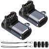 leizhan Garmin Watch Charger Adapter [2 Pieces] L-Shaped Type-C Compatible