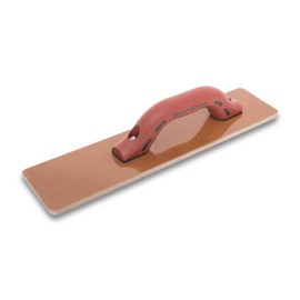Marshalltown Resin Hand Float, 18 x 3-1/2 Inch, DuraSoft Handle, Laminated Canvas Resin, Concrete Tool, Easily Works Color Hardeners into Concrete, Square End, Concrete Tools, Made in USA, 4528D