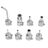 8PCS Hot Air Gun Nozzle Zinc Alloy Desoldering Nozzle Assortment