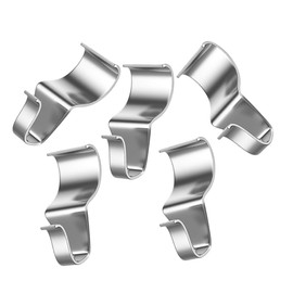 Hohopeti 5pcs Vinyl Siding Hooks No Drilling Needed Heavy Duty Metal Clips for Hanging Items Siding Hangers for Easy Installation and Versatile Use