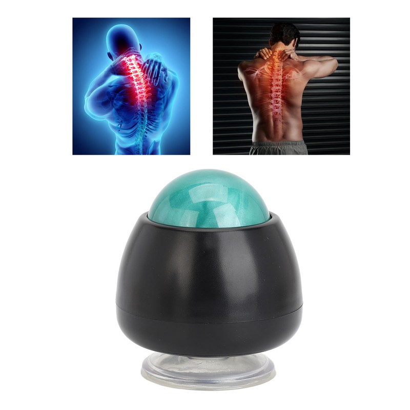 Manual Massage Roller Ball Wall Mounted Relaxing Resin Suction Cup