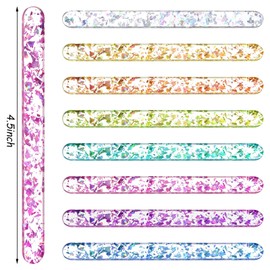 Geiserailie 40 Piece Acrylic Cakesicle Sticks Reusable Mirror Ice Cream Sticks Mini Ice Lolly Craft Cakesicle Mold for DIY Candy Desert Gifts Party Crafts Art Projects(4.5 Inch,Multicolored)