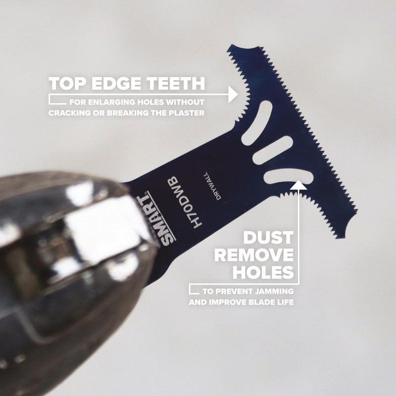 SMART Trade Series 70mm Drywall/Plasterboard Cutting Multi-tool Blade. Suitable for