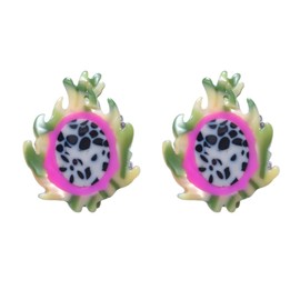 Cute Mini Pitaya Hair Clips,Funny Acetate Claw Clip for Women,Fashion Hair Clip,Pack of 2