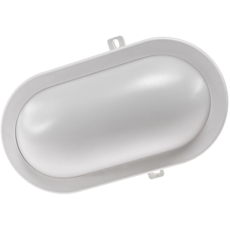 LED Oval Feuchtraum-Leuchte weiß 230V/12W 1000lm