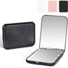 LLXXM Espejo de Bolsillo 1x/2x Aumento LED Espejo Compacto Maquillaje