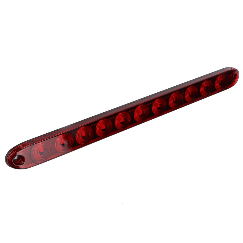 12V 11 LED Brake Turn Tail Light Red Polycarbonate Lens