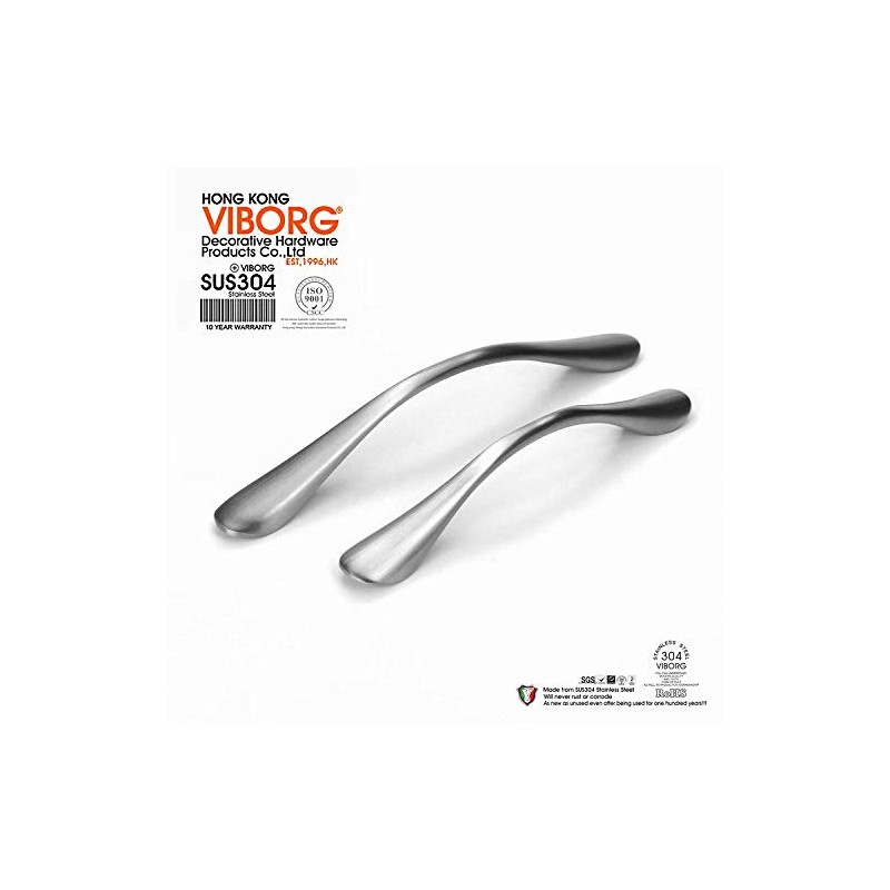 VIBORG (4 Pieces Solid SUS304 Stainless Steel Casting Modern Kitchen