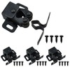 UBANU 8Pcs Cabinet Latches, Zinc Aolly Double Roller Catch Hardware