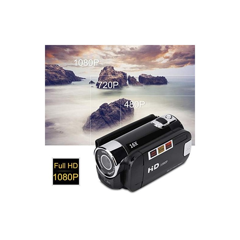 Socobeta Digital Camcorder Video Camera Camcorder 16x HD 32g External
