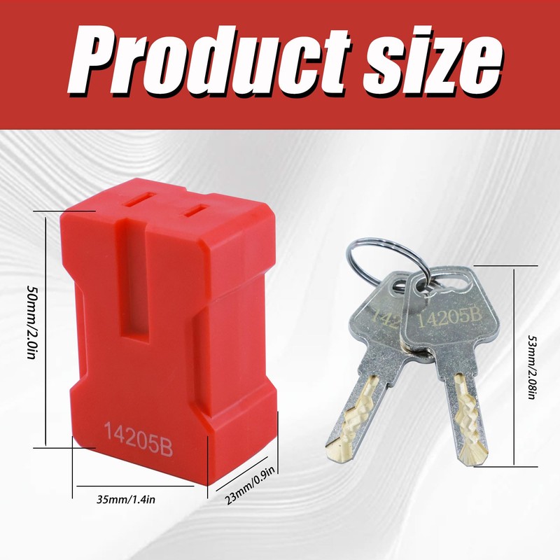 AuRandoo 4PCS Plug Lock Electrical Cord Plug Lockout Device Plug