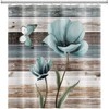 Cnayuep Shower Curtain Set Curtains for Bathroom Teal