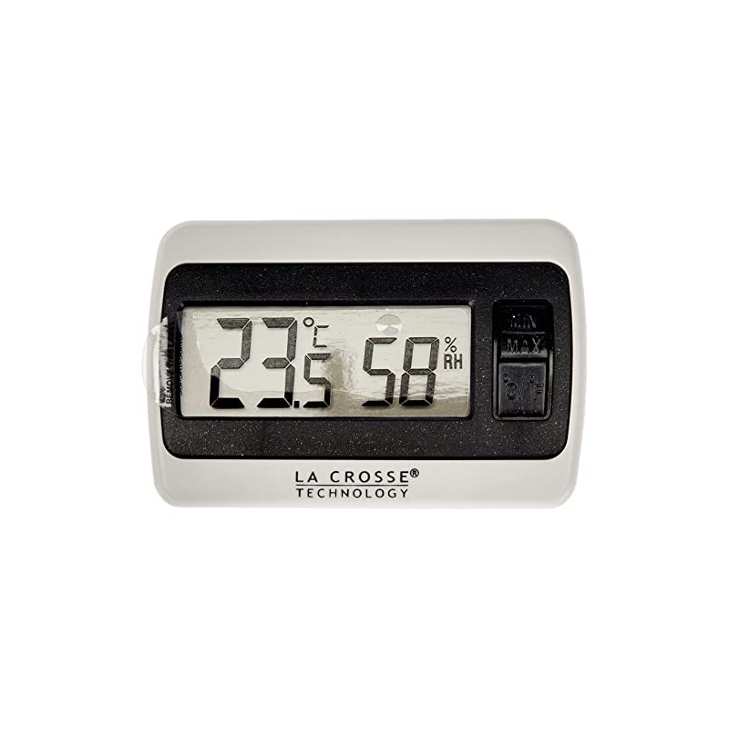 La Crosse Technology WS7005 White Mini Thermometer Hygrometer Meter Hair