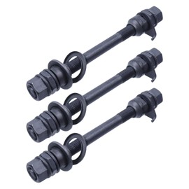 Semetall Bike Axle 140MM Bicycle Multiple Speed Front Hub Axle 3/4 Inch Fit for Road Bike,Mountain Bike,3PCS