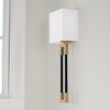 Capital Lighting 644711AB Bleeker Modern Flush Mounted Rectangular White Fabric