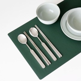 (10x10) 1+1 Premium Domestic Kamome Kitchen Ridge Stainless Steel Cutlery Set / (텐바이텐)1+1 국내산 프리미엄 카모메키친 릿지 스텐 수저세트