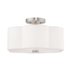 Livex Lighting 3 Lt Brushed Nickel Ceiling Mount
