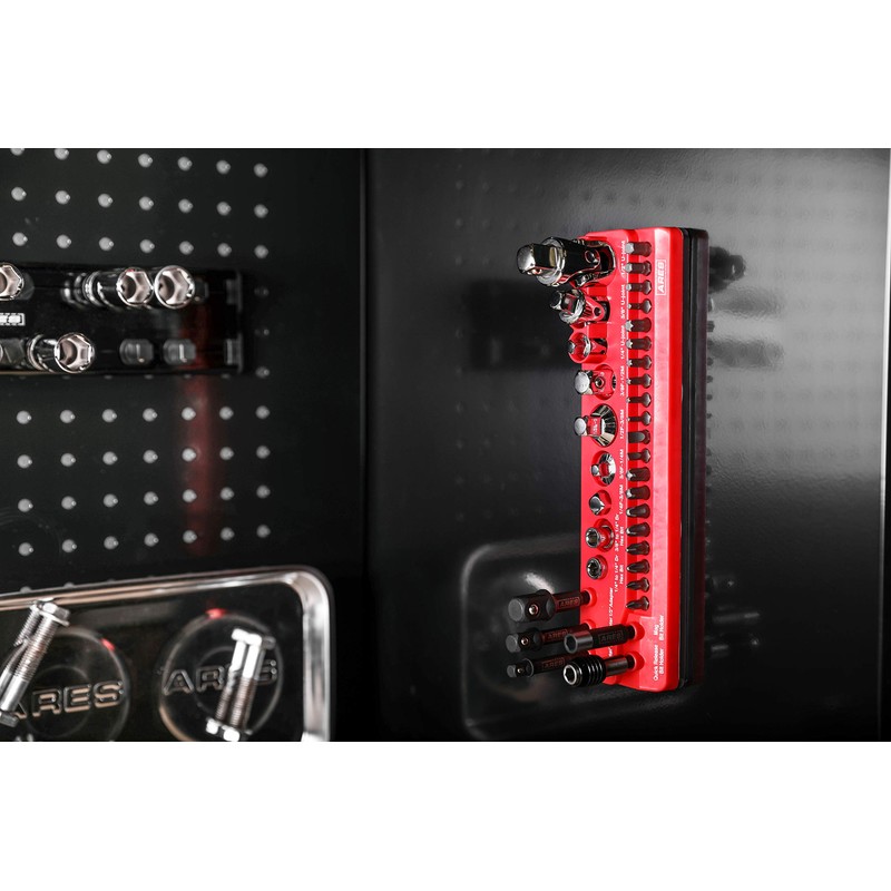 ARES 70751 - 34-Piece Socket Accessory Set - Includes Adapters,