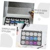 BIUDECO Portable Makeup Pallets Pack Acrylic Eyeshadow Cases Magnet for