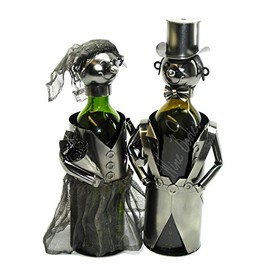 Wine Bodies Handmade Bride and Groom Wine Bottle Holder