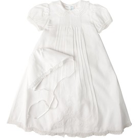 Feltman Brothers Gown, White, 0-3 mo (up to 13 lbs)