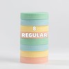 Yodecy 8 Pack Plastic Regular Mouth Mason Jar Lids, Plastic