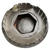 Polished Silver Wheel Center Cap Hub Cap 1pc