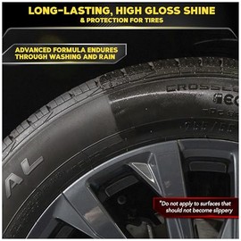 MEGUIAR´S - Gel para neumáticos Endurance G7516 de Meguiar, 16 onzas, gel para neumáticos de primera calidad para un brillo brillante y duradero