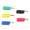 10PCS 4mm Banana Plugs Brass Nickel Plated Connectors Speaker Cable