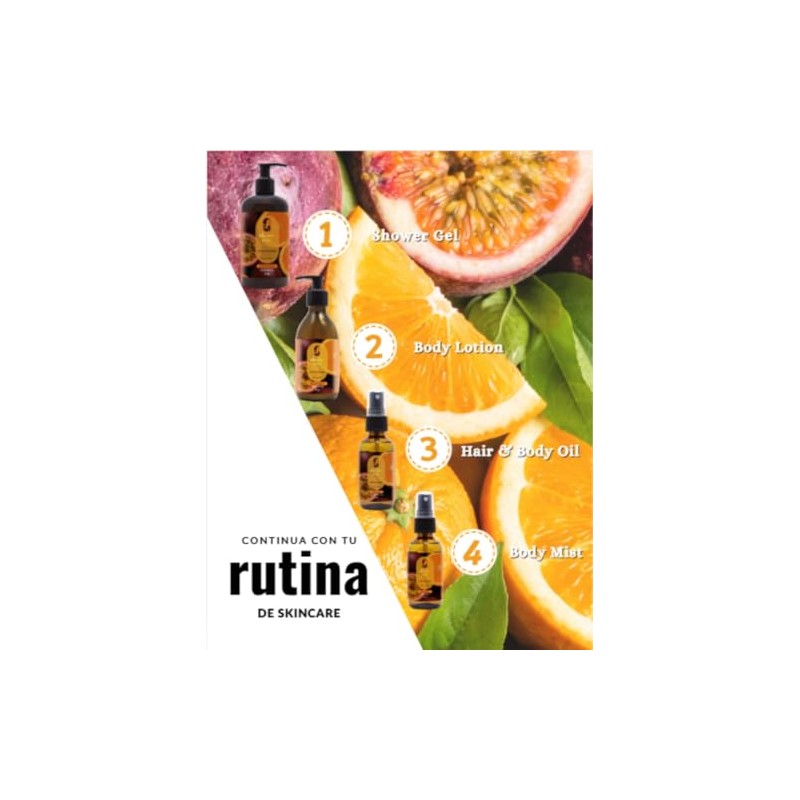 Oleum Vitae Kit Dúo Shower Gel Body Lotion Citrus Passion