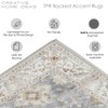 Creative Home Ideas Printed Chenille Area Rugs - for Bedroom,