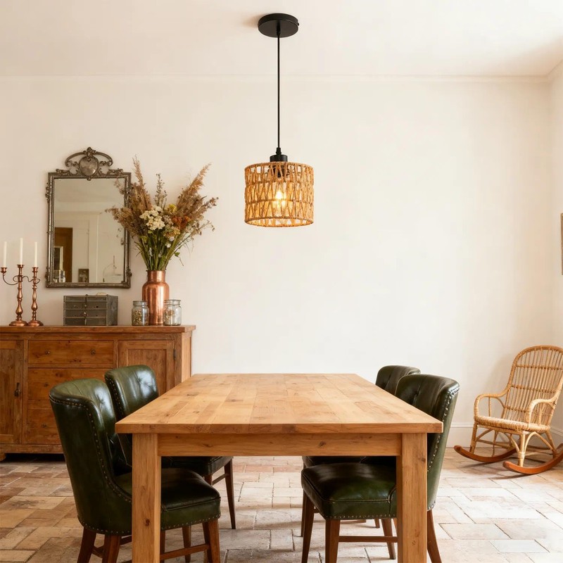 Sunli House Pendant Light Hanging Lamp - Boho Farmhouse Decor