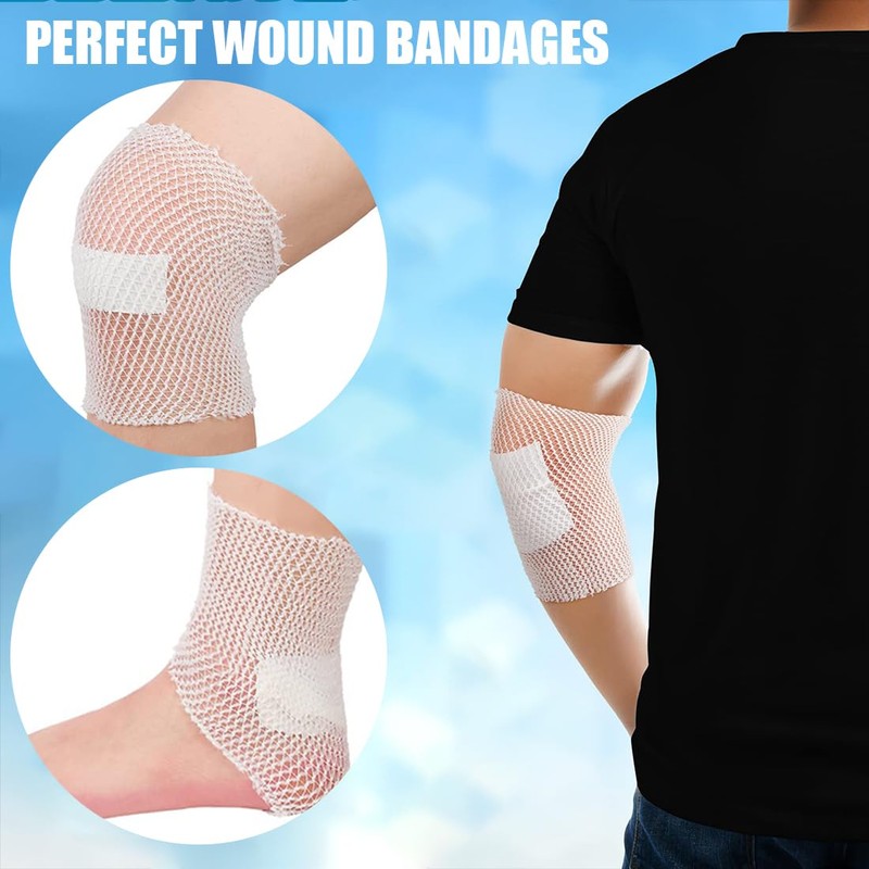 Tubular Bandage Elastic Net Wound Dressing Elastic Dressing Retainer Tubular