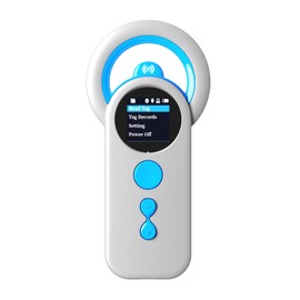NetumScan Bluetooth Pet Microchip Scanner Reader RFID EMID, 3-in-1 Portable Scanner 2048 Tag Data Storage Animal Tag Scanner with TFT Screen, 1200mAh for ISO 11784/11785,FDX-B and ID64 RFID DJ-130