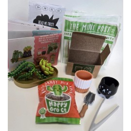 miniverse New HTF Miniverse Make It Succulent Pair #2 BLACK CAT PLANT POTS