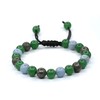 Motivational Bracelet for Women Men Manifestation - Pyrite Angelite Green