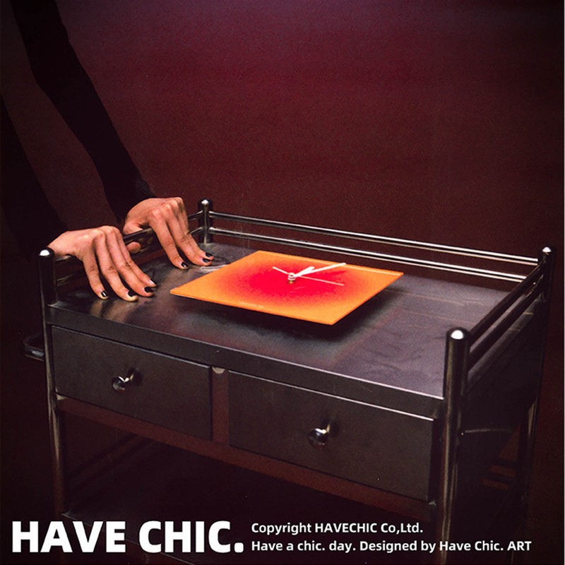 Modern Wall Clock Ins Style Acrylic Finely Polished Vibrant Colors