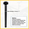 BULLSPANN Seat Post 25.4 Bicycle Saddle Post 300x25.4mm Aluminum Alloy