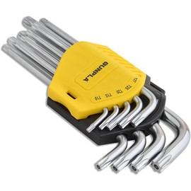 Gunpla Star Wrench, Torx Wrench, Anti-Fiddling, 9-Piece Set, Star Screwdriver, Hex Lobe Wrench Set