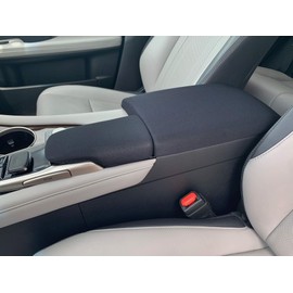 Auto Console Covers- Fits The Lexus RX450 2017-2021. Waterproof Neoprene Center Console Armrest Lid Cover. This Console Cover is not Sold or Created by Toyota Motor Co.(Black)