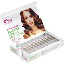 Star Brazilian Formula Keratin Plus 12 Pack 0.61 oz Each Professional Hair Smoothing