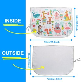 Car Window Shades for Side Windows Baby and Kids,Car Back Window Sun Shade Covers,Strong Magnetic Sunshades Curtains for Truck,27.5" x 19.5" (Animal Friends)