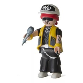 Playmobil Todobloques Playmobil 5284 Figures Serie 4 Piloto Cantante !