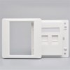 Female To Female CAT6 Gigabit Dual-Pass Network Wall Plug RJ45