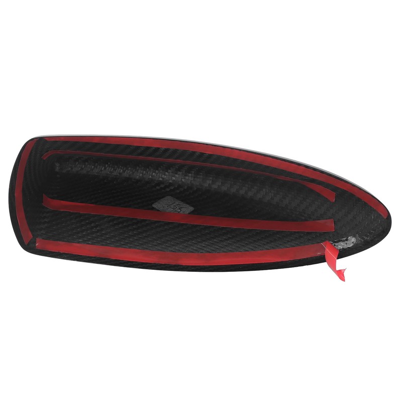 Shark Fin Antenna Cover Black Self Adhesive Carbon Fiber Decoration