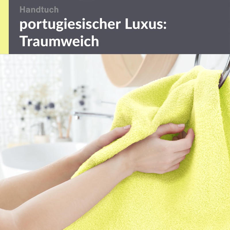 Lashuma Cotton Hand Towel 50 x 100 cm in Aniseed