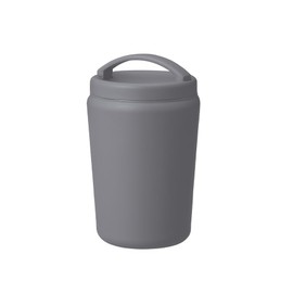 Handit Simple Thermo Tumbler | Handle with Handle, Carrying Handle, Copper Plated Construction, Thermal Insulation, Water Bottle, My Bottle, Thermo Bottle with Lid, Present, Dull Color (Charcoal